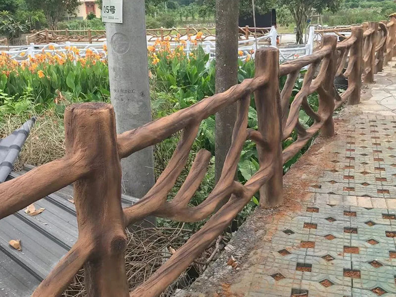 河北仿木水泥护栏安装团队