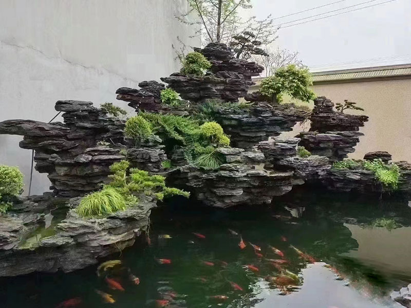 河北庭院假山水系